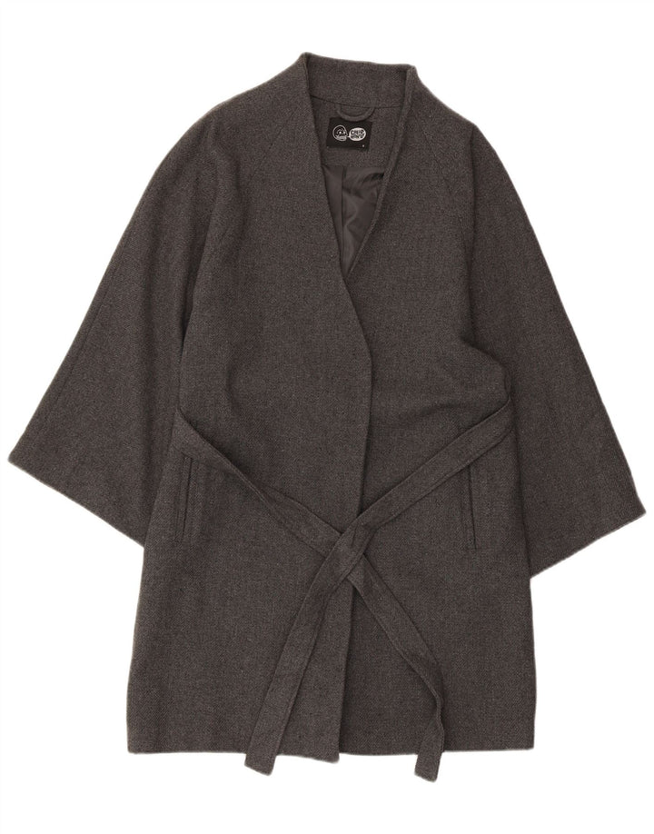 CHEAP MONDAY Manteau Femme UK 10 Petit Gris Acrylique