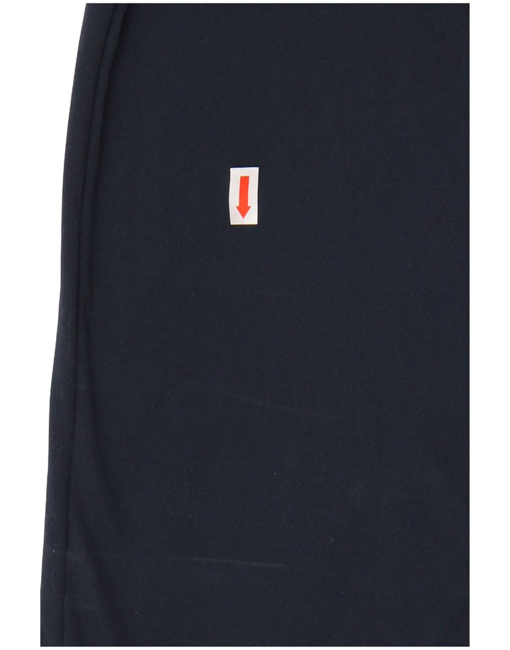 NIKE Mens Dri Fit Graphic T-Shirt Top Medium Navy Blue Polyester