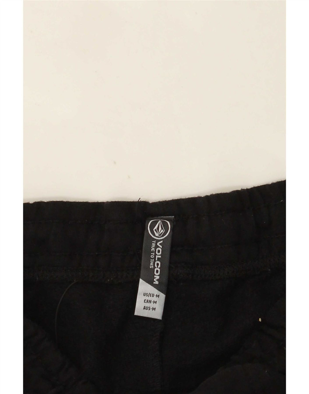 Volcom Pantalon de survêtement graphique pour femme UK 14 Medium Noir