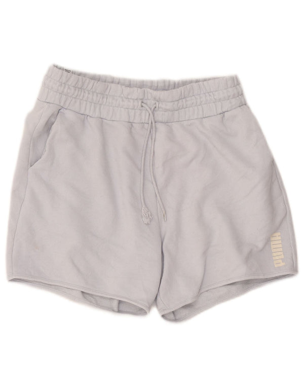 Puma Short de sport pour femme UK 12 Bleu moyen Coton