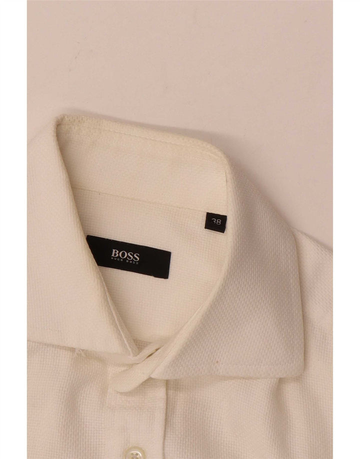 Hugo Boss Chemise homme taille 38 blanc moyen
