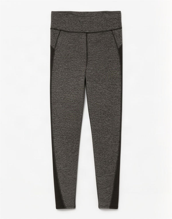 Marks & Spencer Leggings Femme UK 8 Small Gris Colorblock Polyester