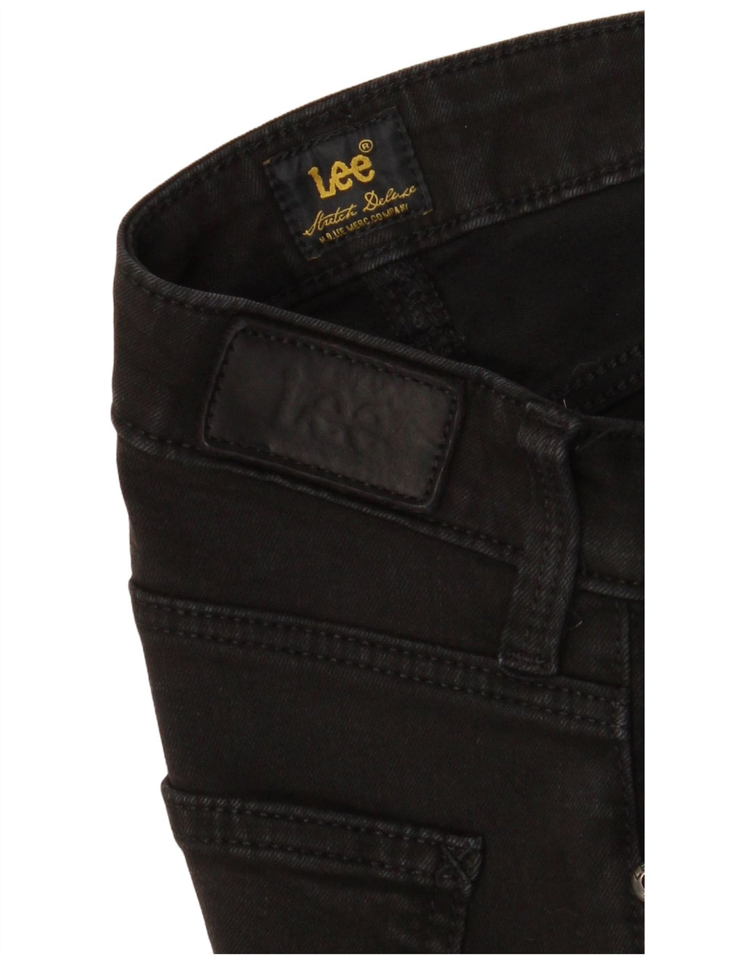 Lee Jean Droit Femme W26 L28 Noir