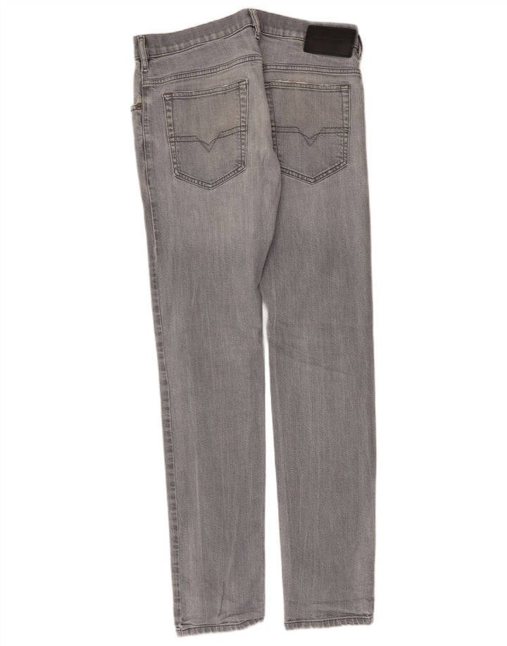 DIESEL Jean Fuselé D-Yennox Homme W30 L32 Gris Coton