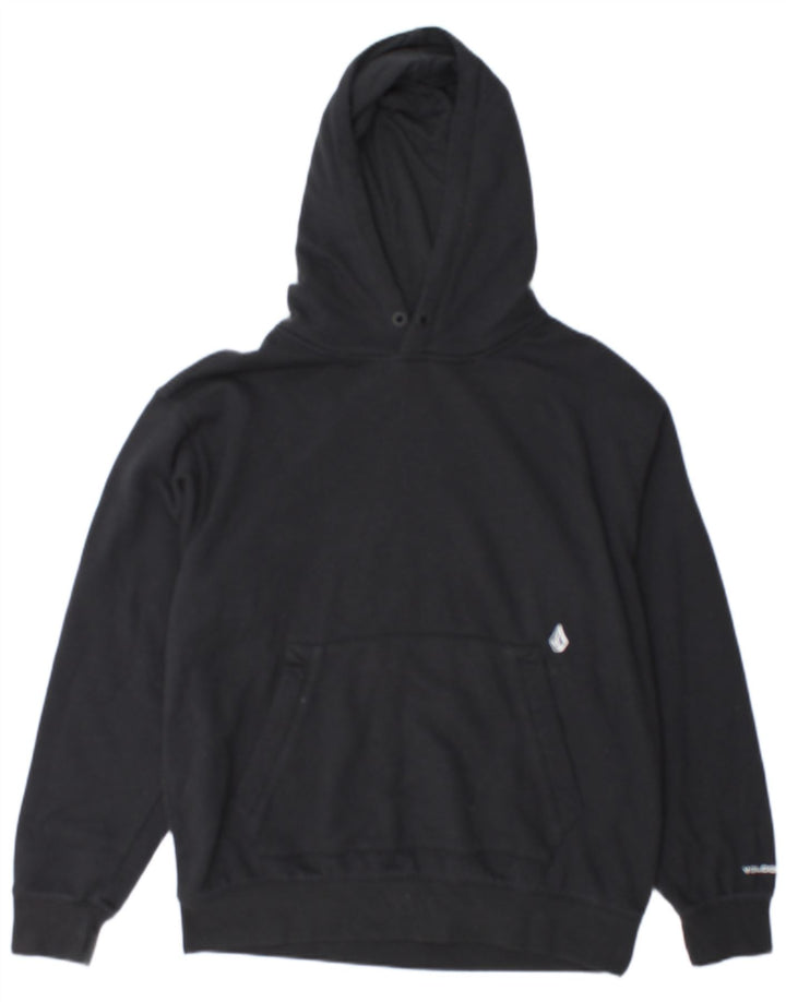 Volcom Pull à capuche graphique pour hommes, petit coton noir