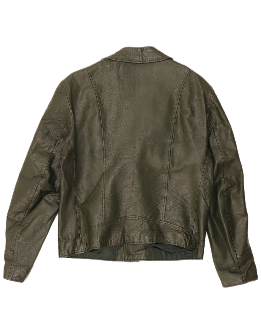 Veste en cuir homme vintage IT 52 XL Kaki