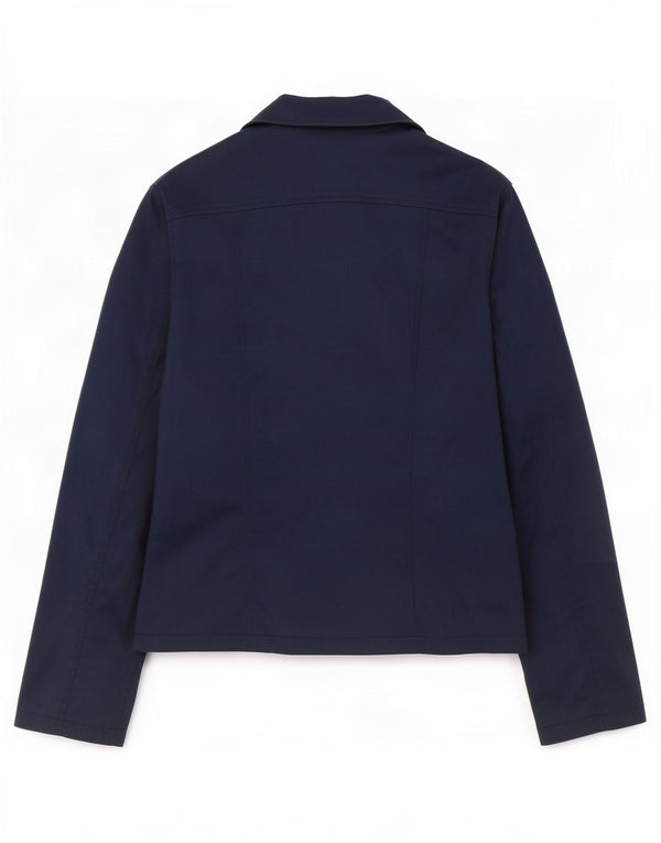 Stefanel Veste utilitaire pour femme UK 14 Medium Navy Blue Polyamide