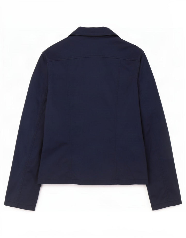 Stefanel Veste utilitaire pour femme UK 14 Medium Navy Blue Polyamide