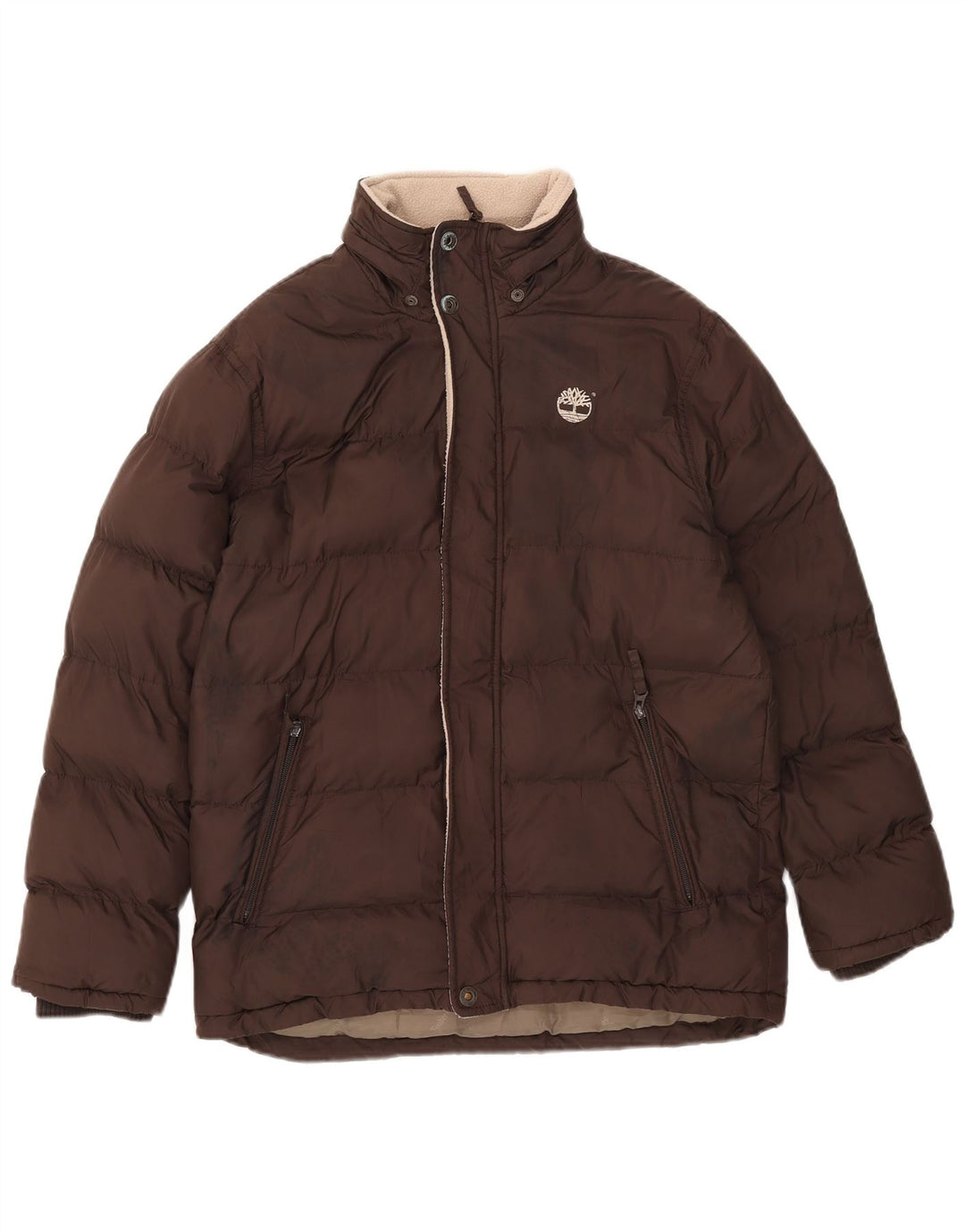 Timberland Veste matelassée garçon 13-14 ans Marron Polyester