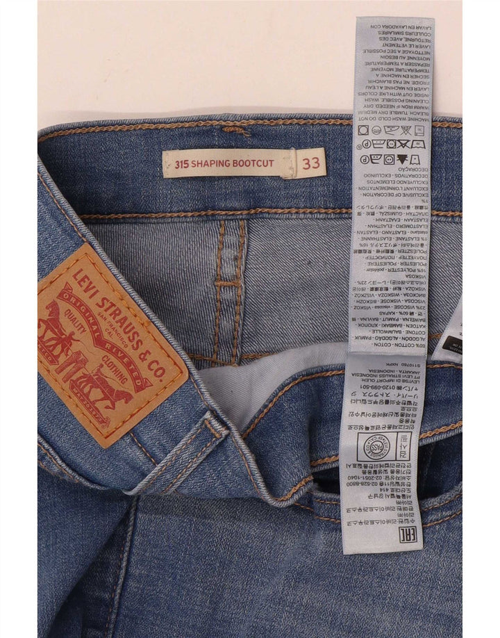 Levi's Jean 315 Shaping Bootcut Femme Bleu W33 L32 Coton