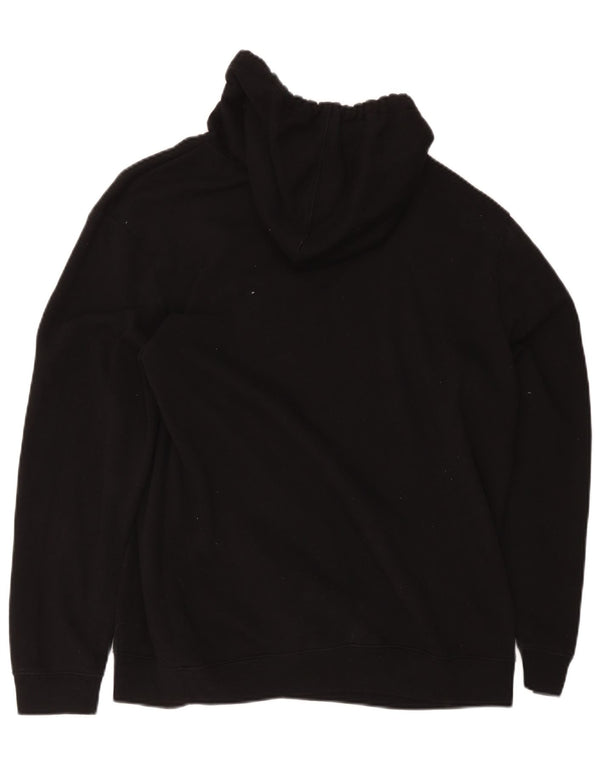 Gap Pull à capuche graphique coupe décontractée pour femme UK 14 Grand coton noir