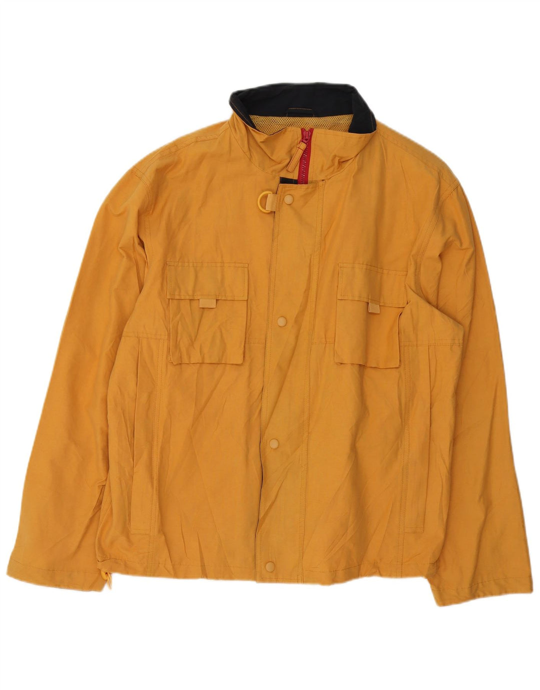 veste de pluie homme vintage UK 42 XL Nylon jaune