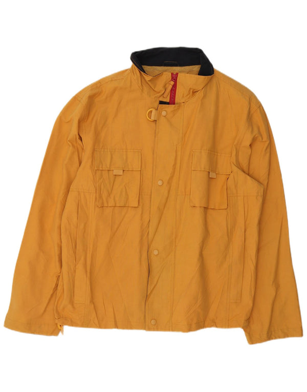veste de pluie homme vintage UK 42 XL Nylon jaune
