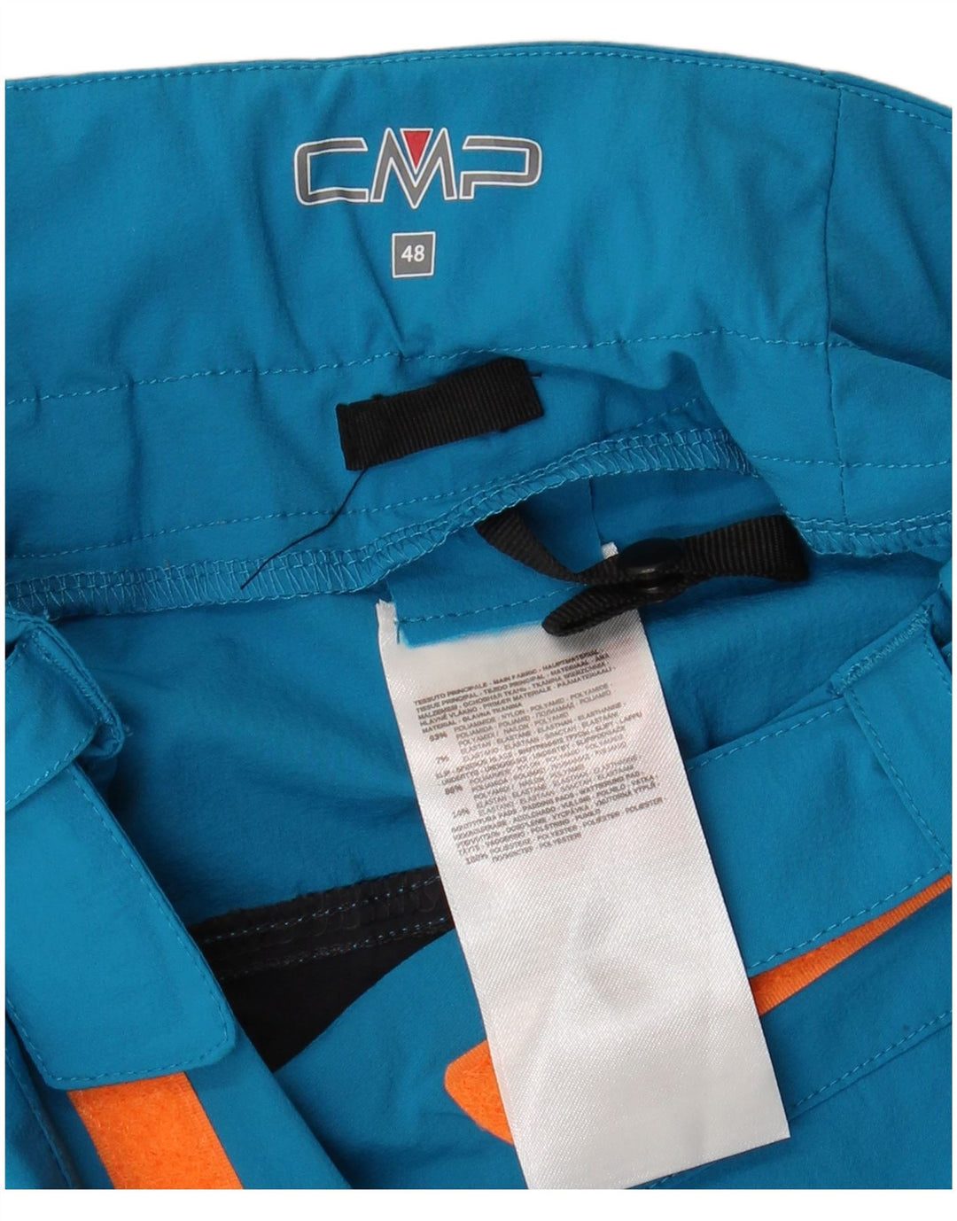 CMP Short Cargo Homme IT 48 Medium W32 Bleu Colorblock Polyamide