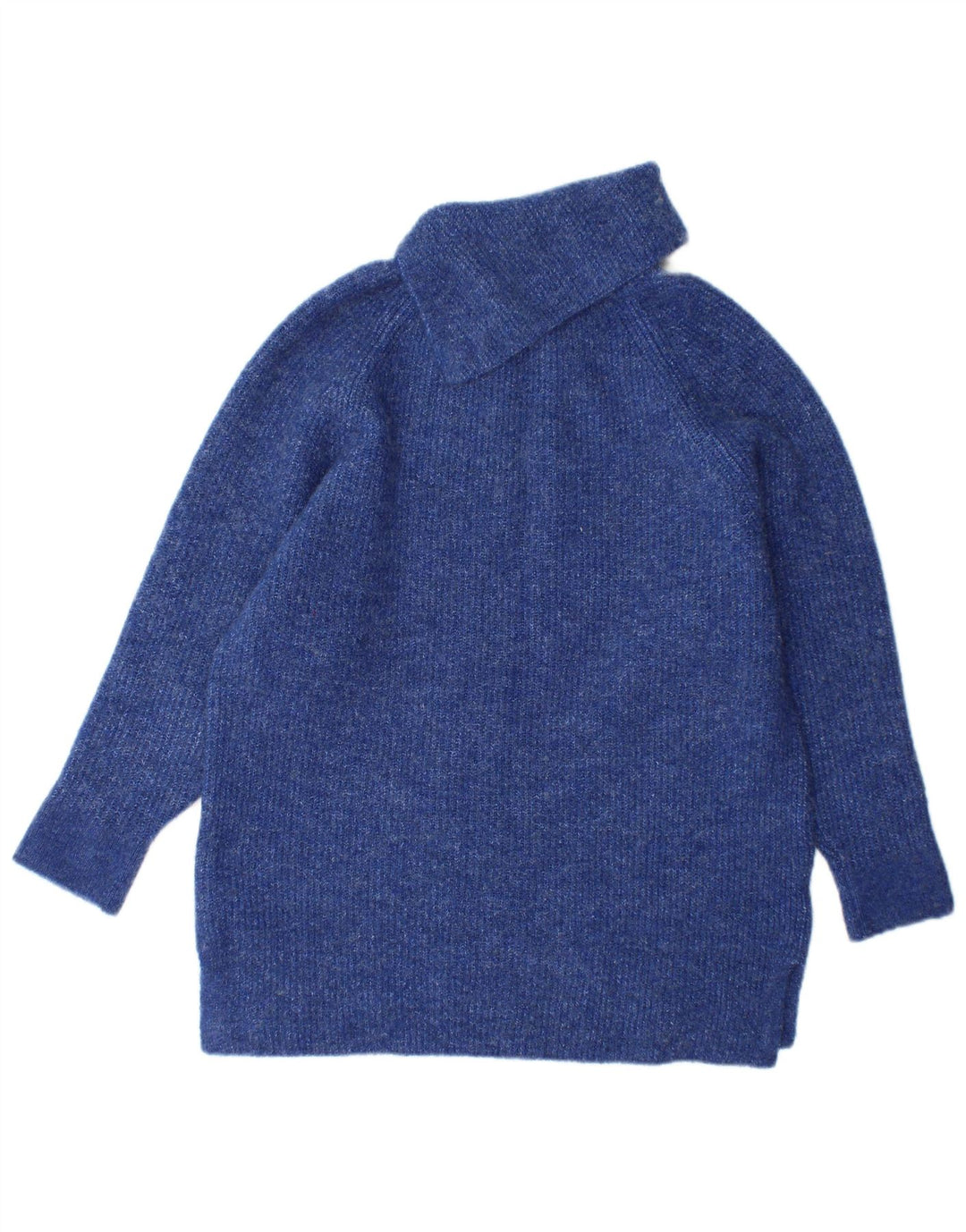 Monsoon Pull col roulé pour femme UK 10 Petit Acrylique Bleu
