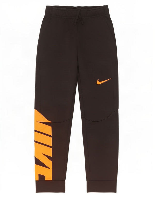 Nike Pantalon de survêtement Dri Fit pour garçon 12-13 ans Noir Taille L