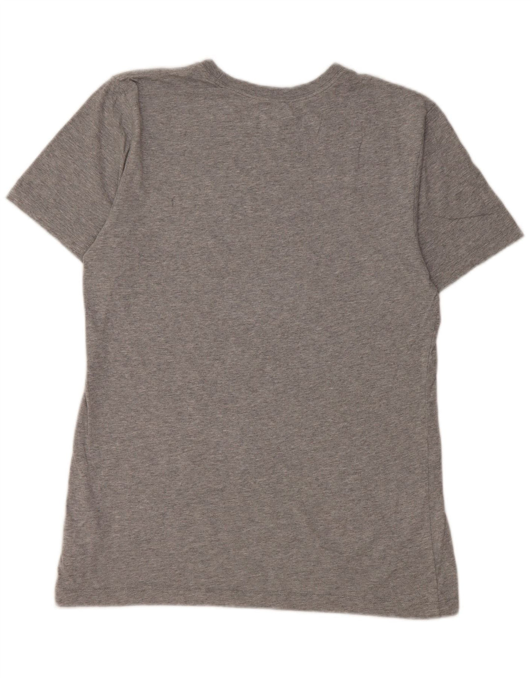 Nike Mens Graphic T-Shirt Top Petit Gris Moucheté Coton