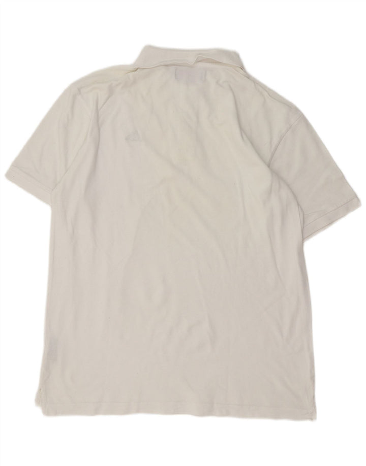 Kappa Polo Homme XL Blanc Coton