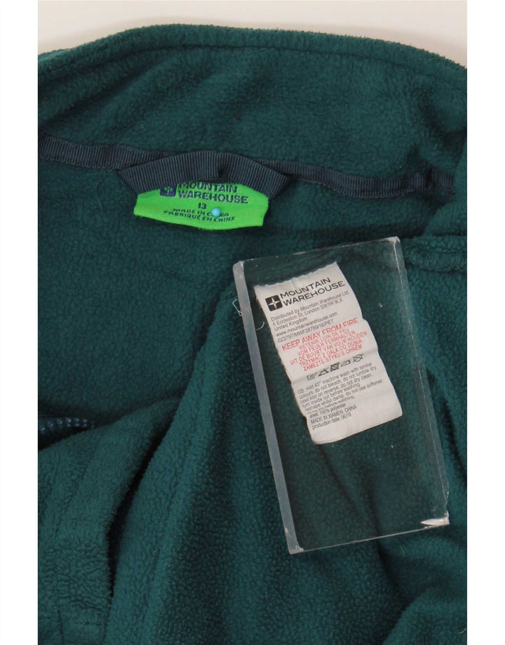Mountain Warehouse Veste Polaire Garçon 12-13 ans Vert Polyester