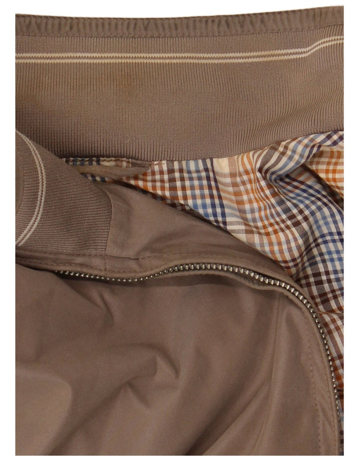 Marks & Spencer Veste Bomber Homme UK 40 Large Marron Polyester