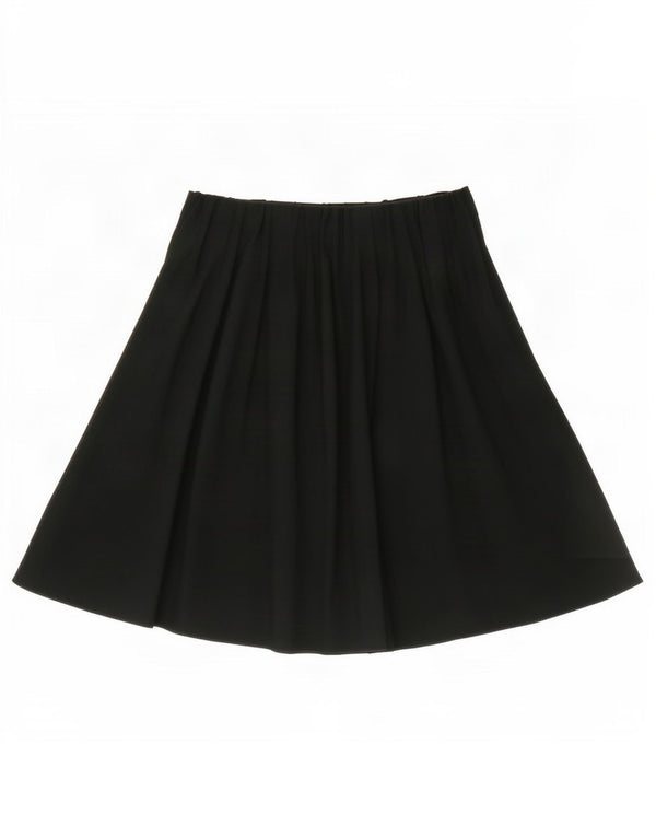 Zara Femme Jupe Plissée Small W26 Vert Viscose