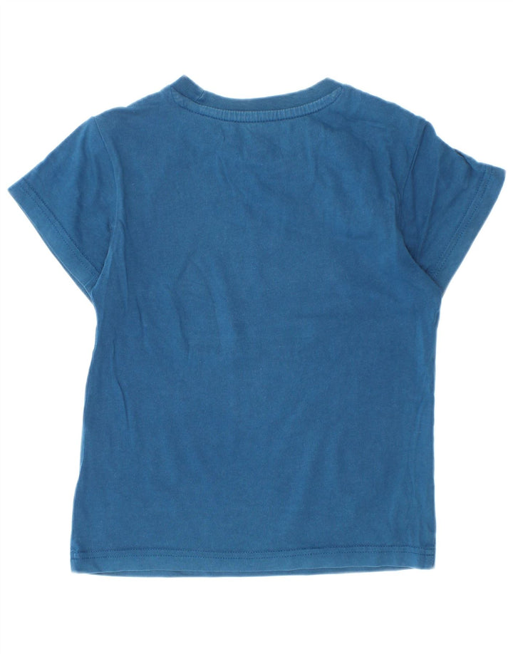 Adidas Boys Graphic T-Shirt Top 4-5 ans Petit Bleu