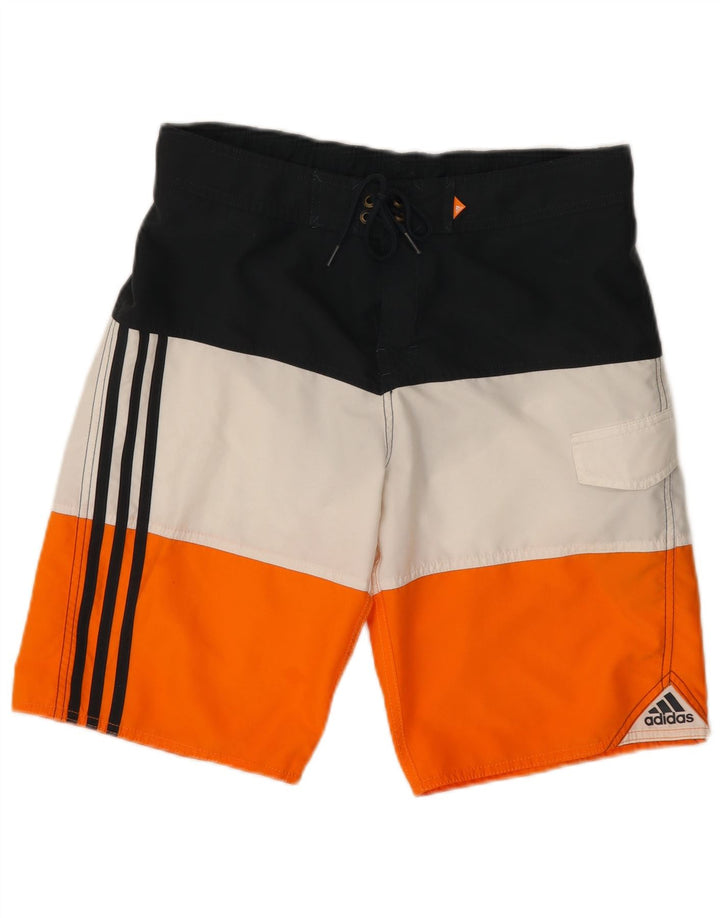ADIDAS Short de bain homme petit polyester color block multicolore