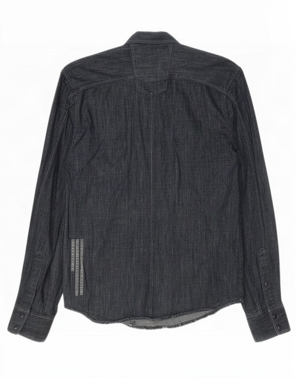 Jack & Jones Chemise en Jean Small Bleu Marine Coton Homme