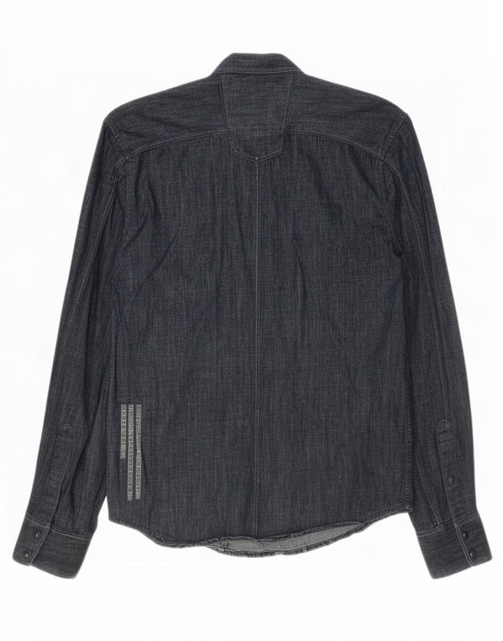 Jack & Jones Chemise en Jean Small Bleu Marine Coton Homme