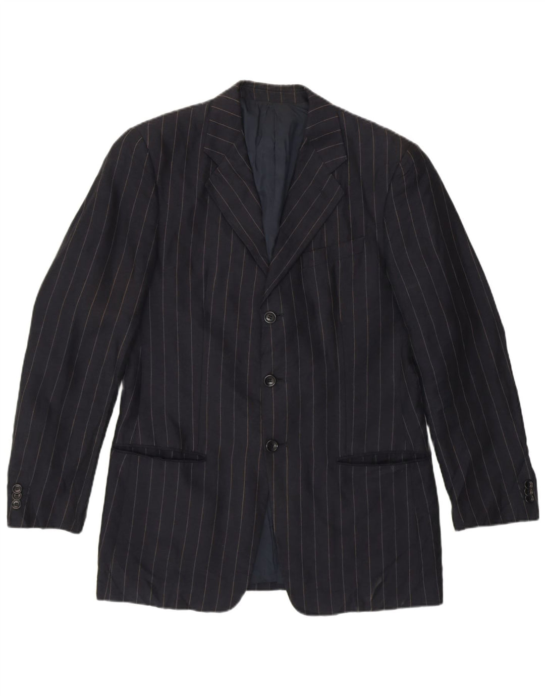 Armani Collezioni Veste Blazer Homme IT 48 Petite Rayure Bleu Marine