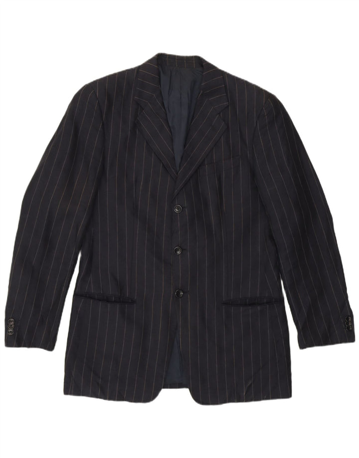 Armani Collezioni Veste Blazer Homme IT 48 Petite Rayure Bleu Marine