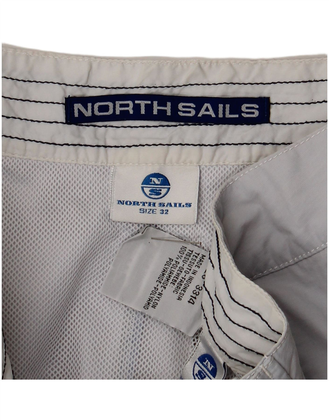 North Sails Short de Bain Graphique Homme Nylon Gris Moyen