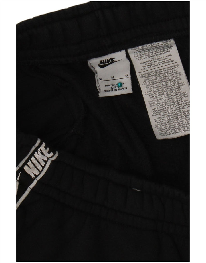 Nike Pantalon de survêtement graphique pour homme en coton noir moyen