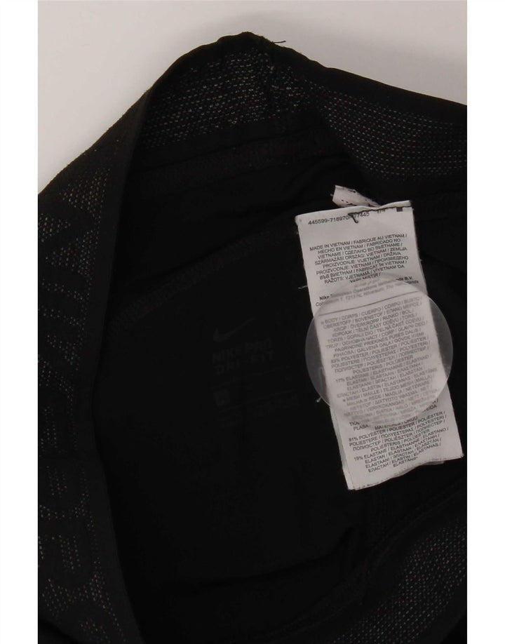 Legging court Nike pour femme UK 12 Polyester noir moyen