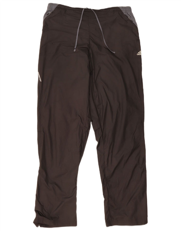 Adidas Pantalon imperméable Supernova pour homme Taille L en polyester color block noir