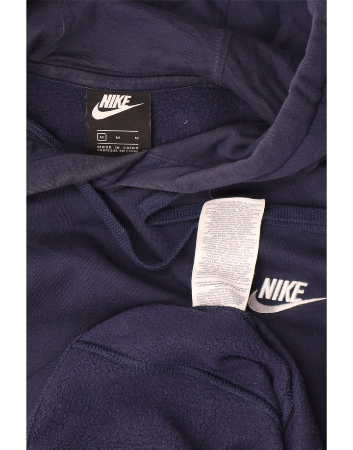 Nike Pull à capuche en coton bleu marine moyen pour homme