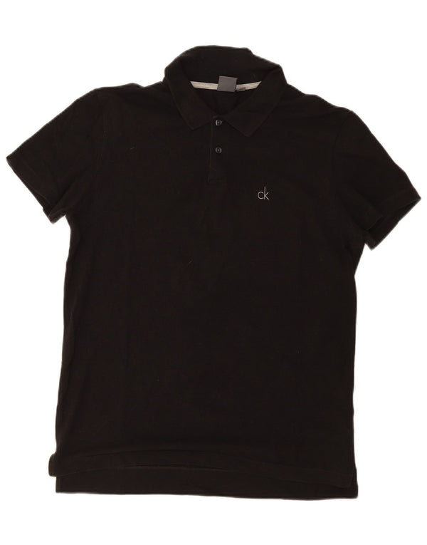 Calvin Klein Polo Homme IT 48 Coton Noir Moyen