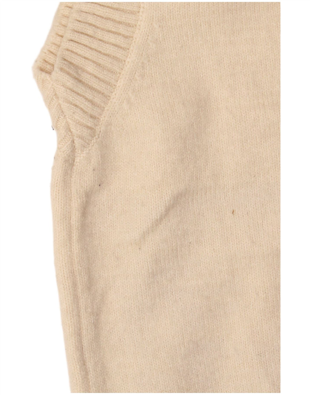 Zara Womens Crop Vest Débardeur UK 10 Petit Beige