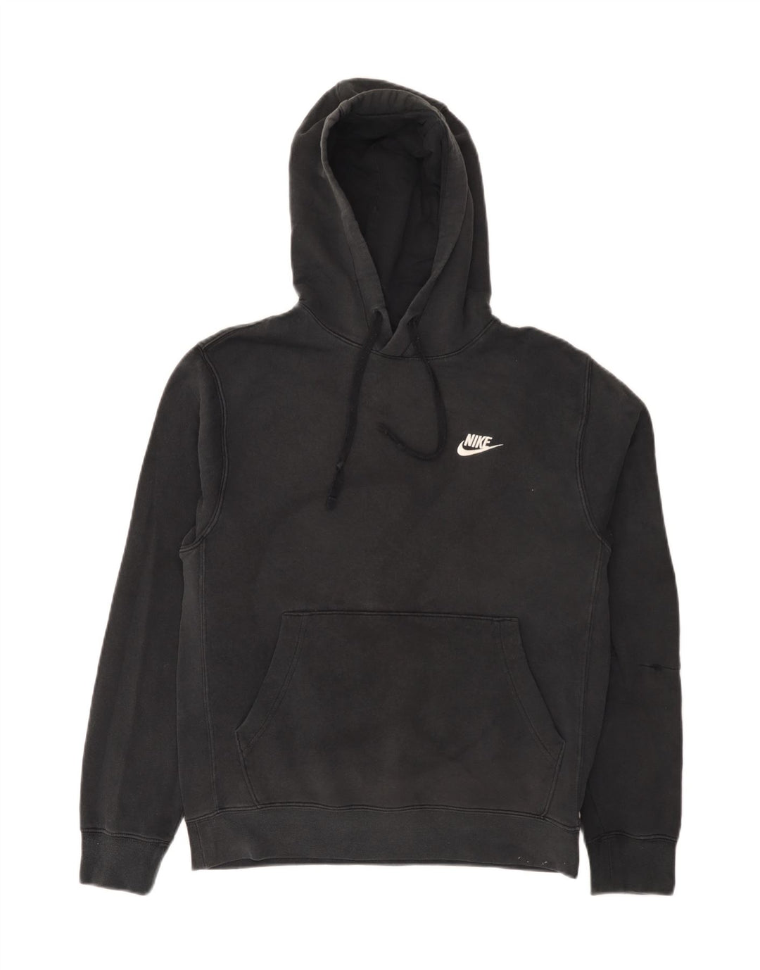 Nike Pull à capuche pour homme Petit coton noir