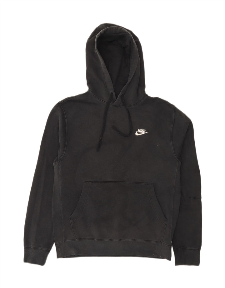 Nike Pull à capuche pour homme Petit coton noir
