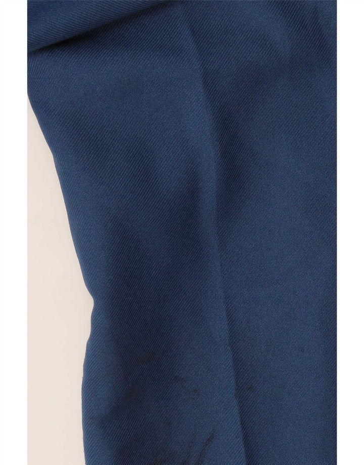Wrangler Pantalon décontracté droit pour homme W38 L34 Bleu Polyester