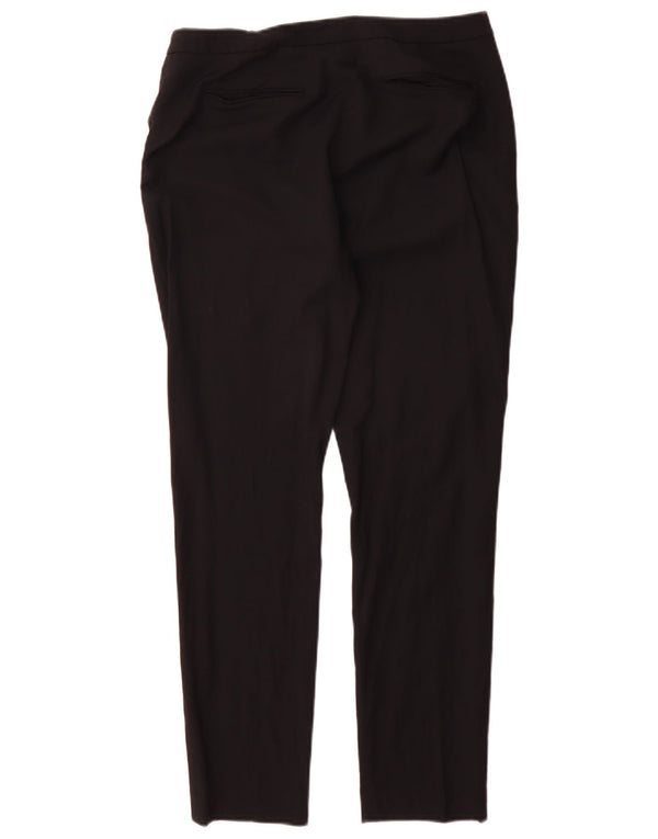 Reiss Pantalon de costume slim pour femme UK 10 Small W28 L29 Laine noire