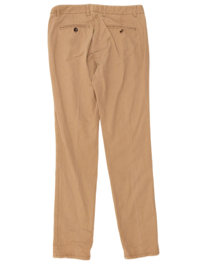 Massimo Dutti Pantalon chino à chevilles pour femme EU 40 Medium W30 L31 Beige