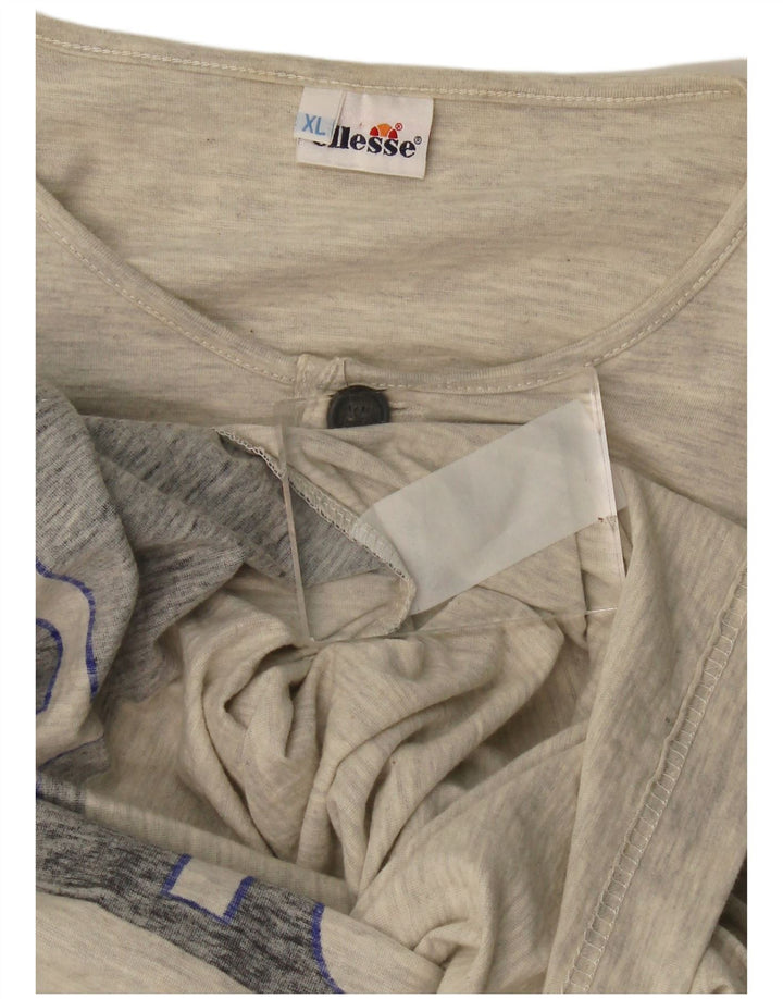 Ellesse T-Shirt Graphique Homme XL Gris Colorblock