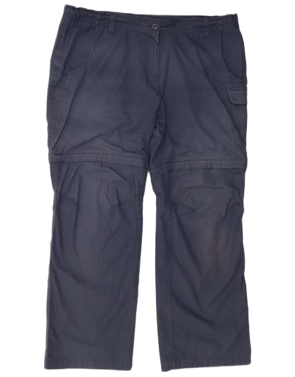 Berghaus Pantalon cargo droit pour femme UK 18 XL W40 L31 Bleu marine
