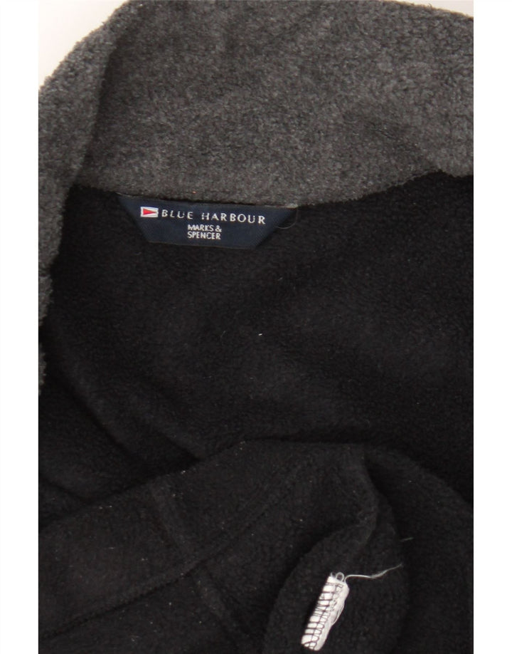 Marks & Spencer Veste polaire Blue Harbor pour homme UK 42 XL Noir
