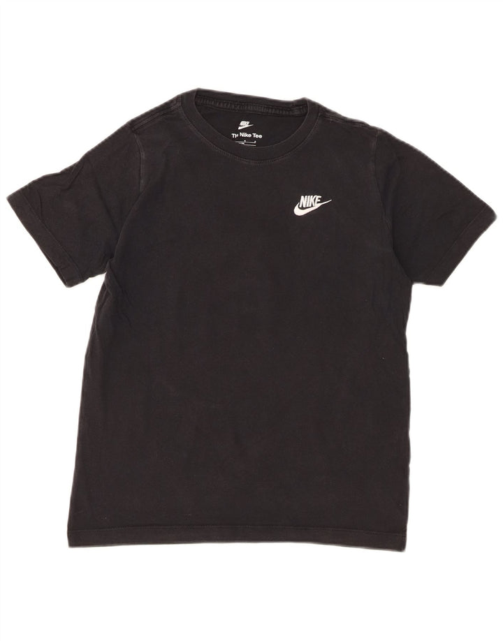Nike Garçons T-Shirt Top 12-13 ans Grand Noir Coton