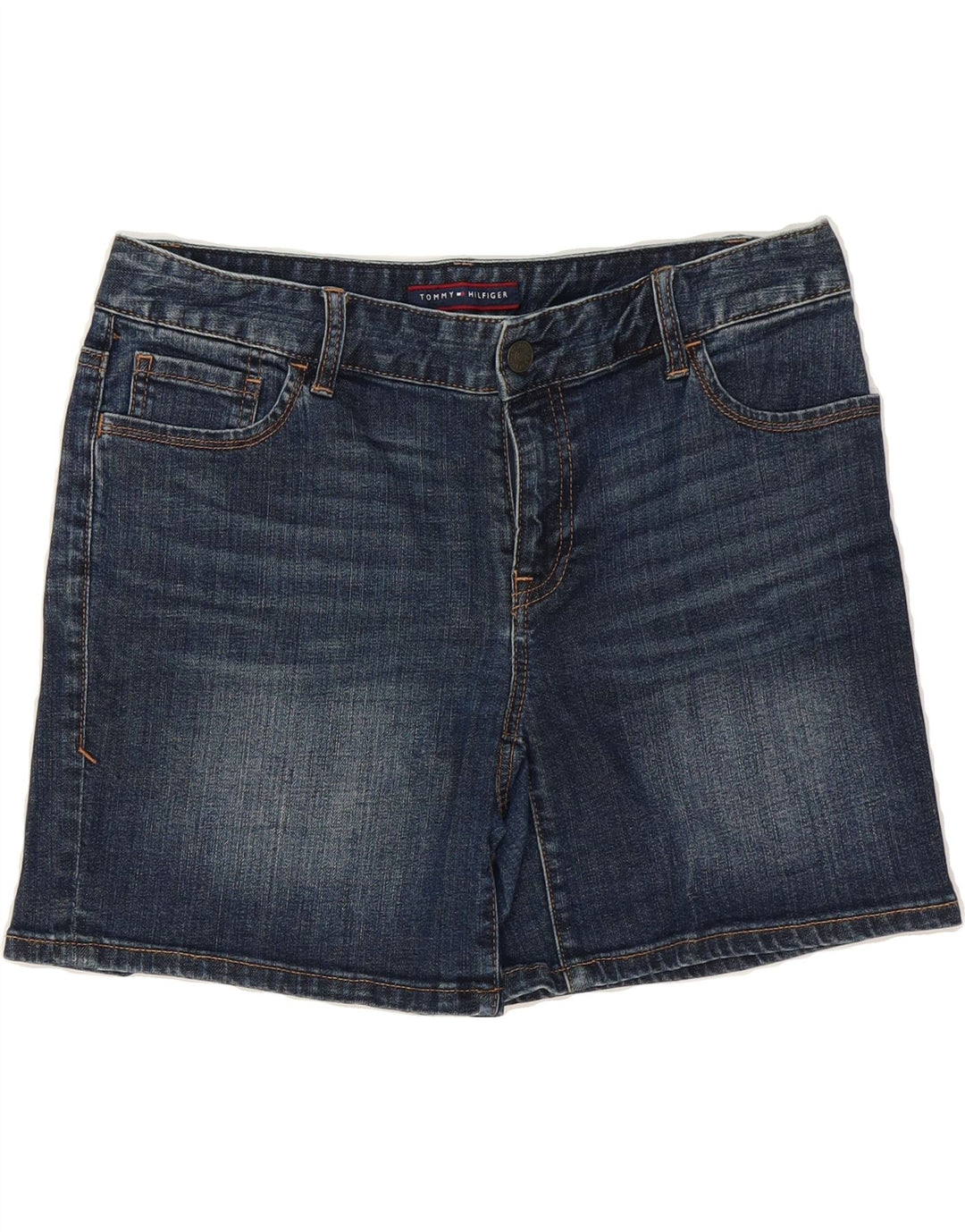 TOMMY HILFIGER Womens Denim Shorts US 6 Medium W30  Blue Vintage Tommy Hilfiger and Second-Hand Tommy Hilfiger from Messina Hembry 
