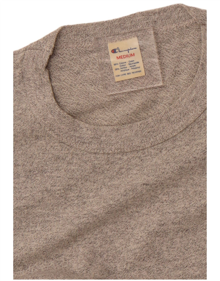 CHAMPION T-Shirt Homme Gris Moyen Coton