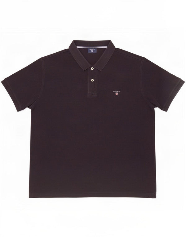 Gant Polo Homme XL Noir Coton